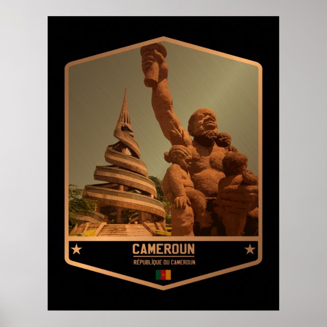 Poster Camarões (Frente)