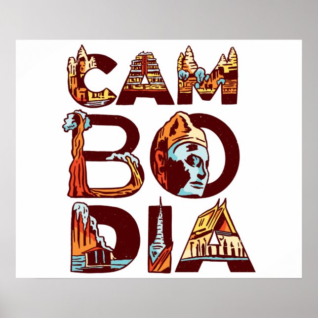 Poster Camboja (Frente)