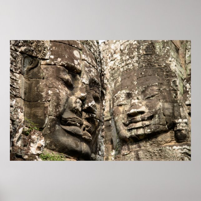 Poster Camboja, Angkor Wat. Angkor Thom, Bayon (Frente)