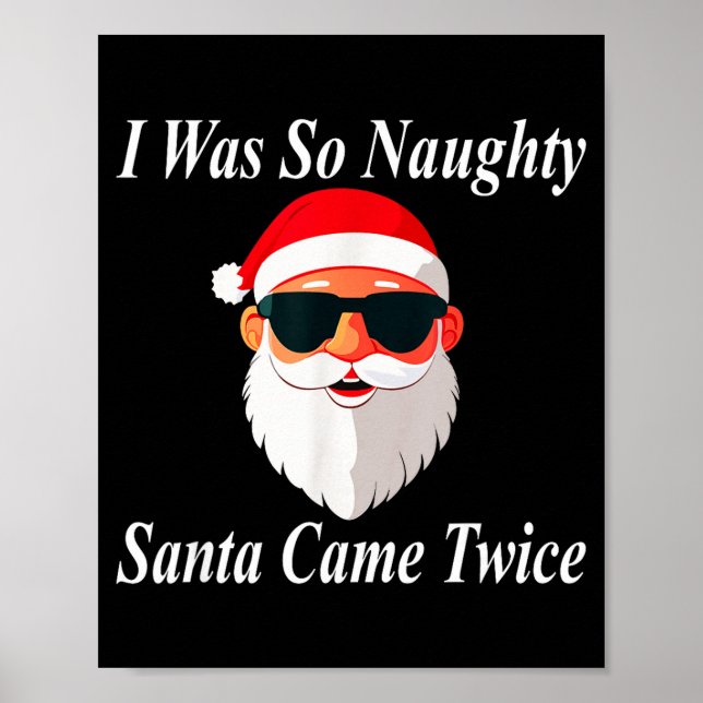 Poster Came Twice Christmas Funny Naughty Dirty Raunchy G (Frente)