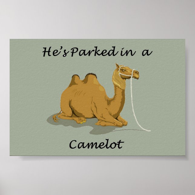 Pôster Camel Camelot Humor (Frente)