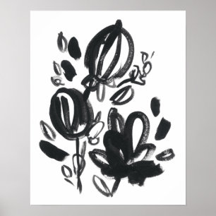 Poster Cameo Bloom - Black and White