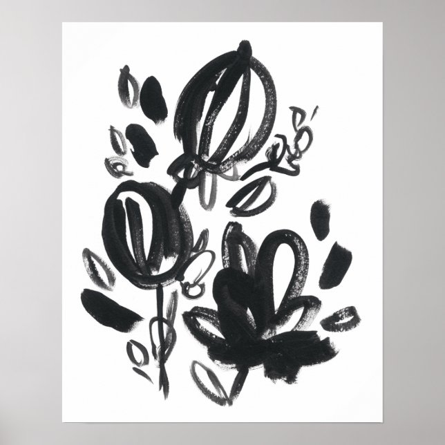 Poster Cameo Bloom - Black and White (Frente)