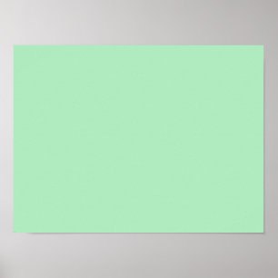 Poster Cameo Green Mint 2015 Color Trend Template