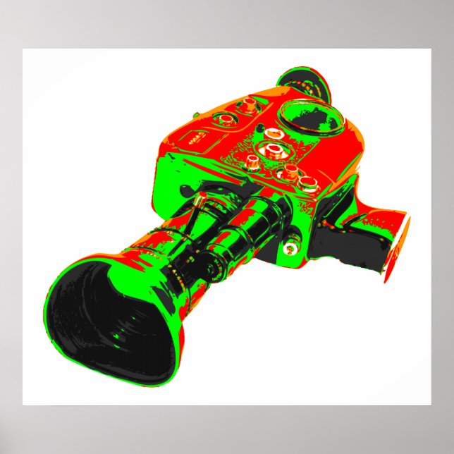 Pôster Câmera de 16 mm (Frente)