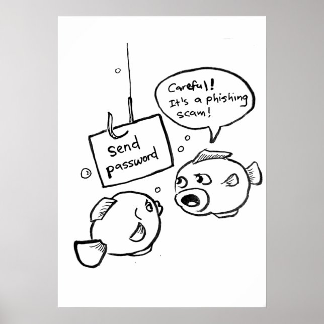 Poster Câmera de Phishing (Frente)