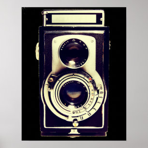 Pôster Câmera do vintage