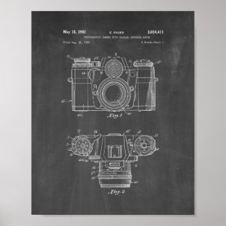 Pôster Câmera Fotográfica Com Medidor De Exposição Acopla
