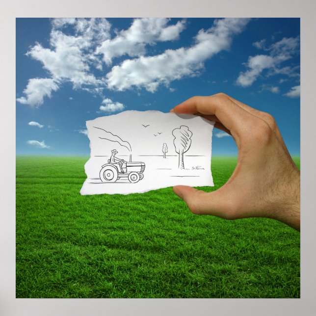 Poster Câmera Pencil Vs - Agricultor (Frente)