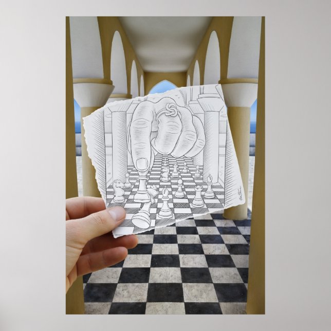 Pôster Câmera Pencil Vs - Checkmate (Frente)