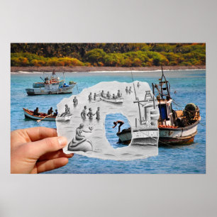 Pôster Câmera Pencil Vs - Sereia