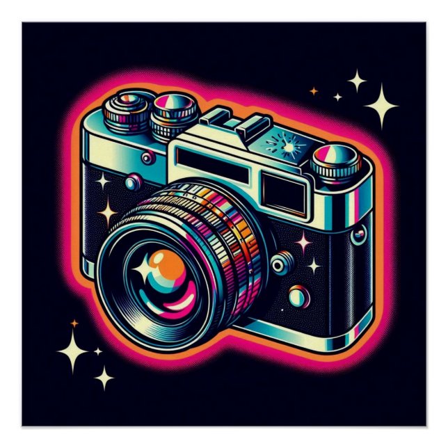 Pôster Camera poster. (Frente)