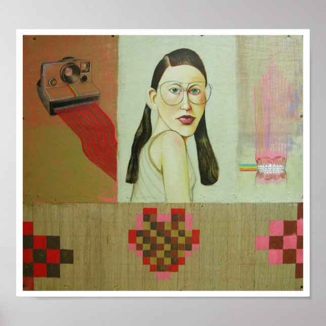 Pôster câmera tímida (Frente)