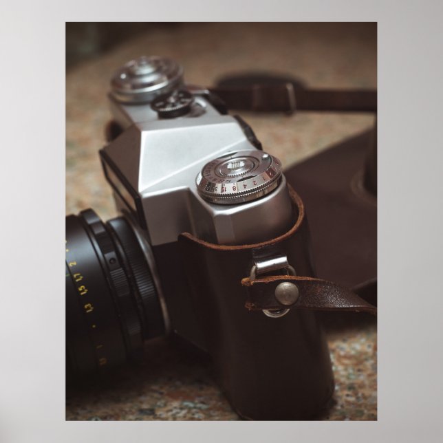 Poster Câmera Vintage (Frente)