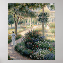 Camille Monet no Jardim da Argentina