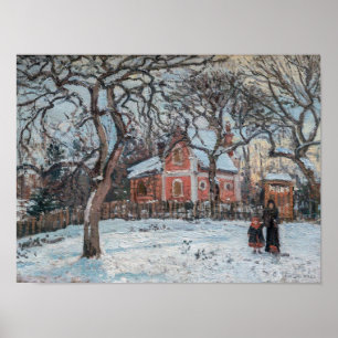 Poster Camille Pissarro - Chataigniers a Louvecienne