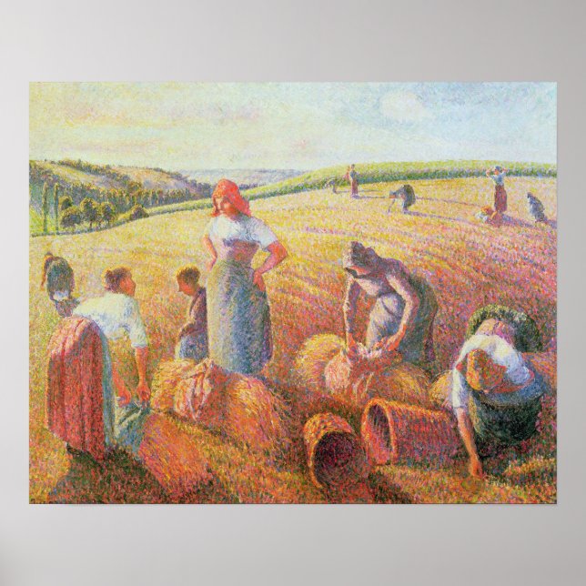 Pôster Camille Pissarro | Gleaners, 1889 (Frente)