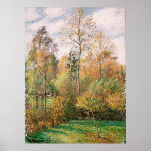 Pôster Camille Pissarro - Outono, Poplars, Eragny