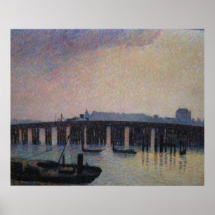 Pôster Camille Pissarro - ponte velha de Chelsea Londres