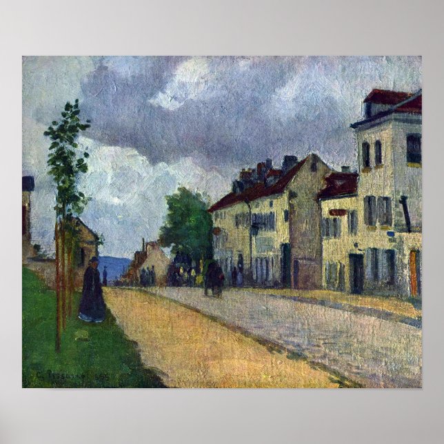 Pôster Camille Pissarro - Rue de Gisors (Frente)