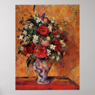 Poster Camille Pissarro - Vaso de Flores