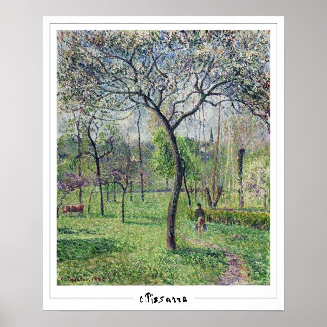 Poster Camille Pissarro Zedign Cartaz de Arte #194-2 (Frente)