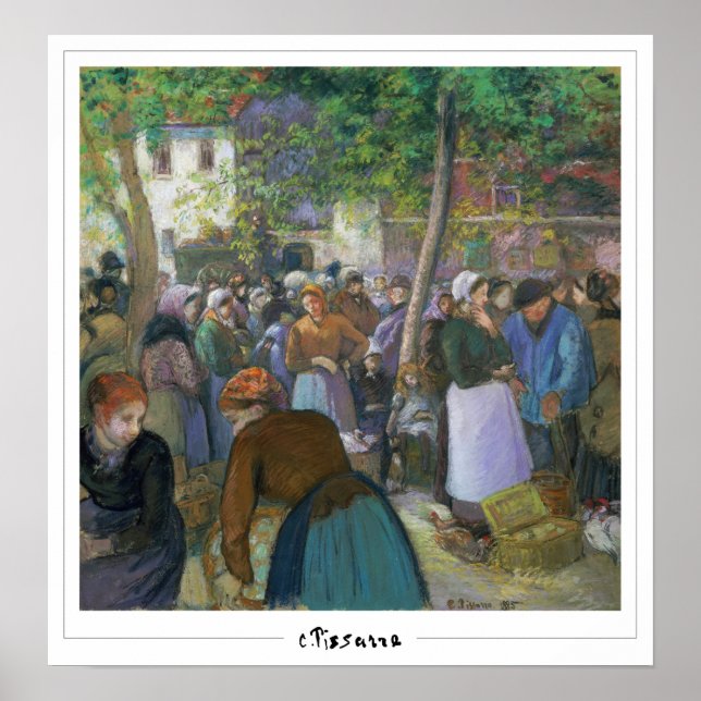 Poster Camille Pissarro Zedign Cartaz de Arte #2 (Frente)