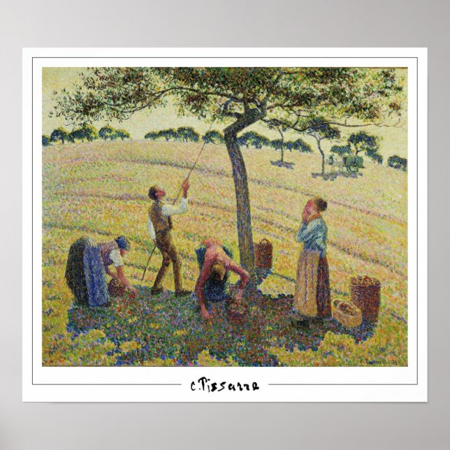 Poster Camille Pissarro Zedign Cartaz de Arte #214-2 (Frente)