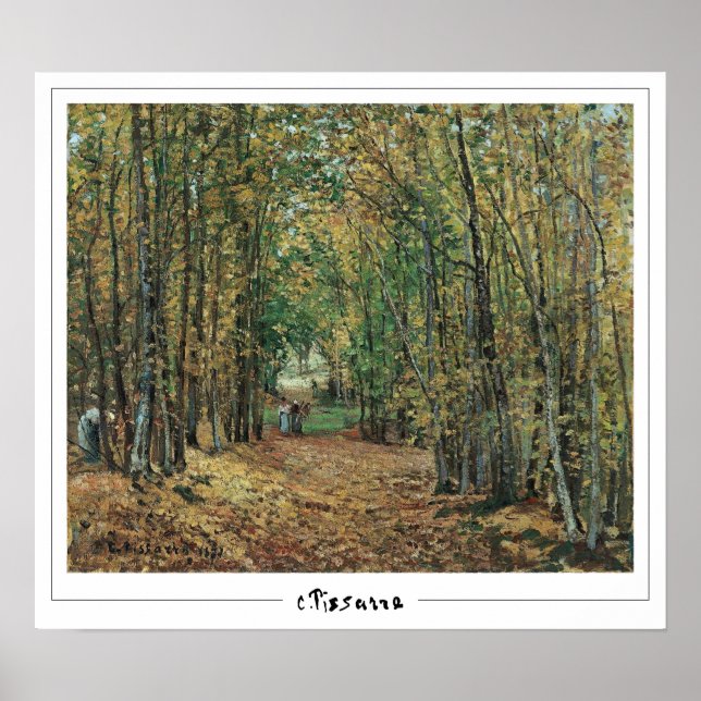 Poster Camille Pissarro Zedign Cartaz de Arte #22 (Frente)