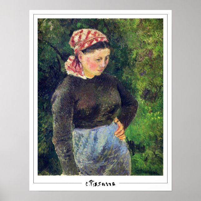 Poster Camille Pissarro Zedign Cartaz de Arte #229-2 (Frente)