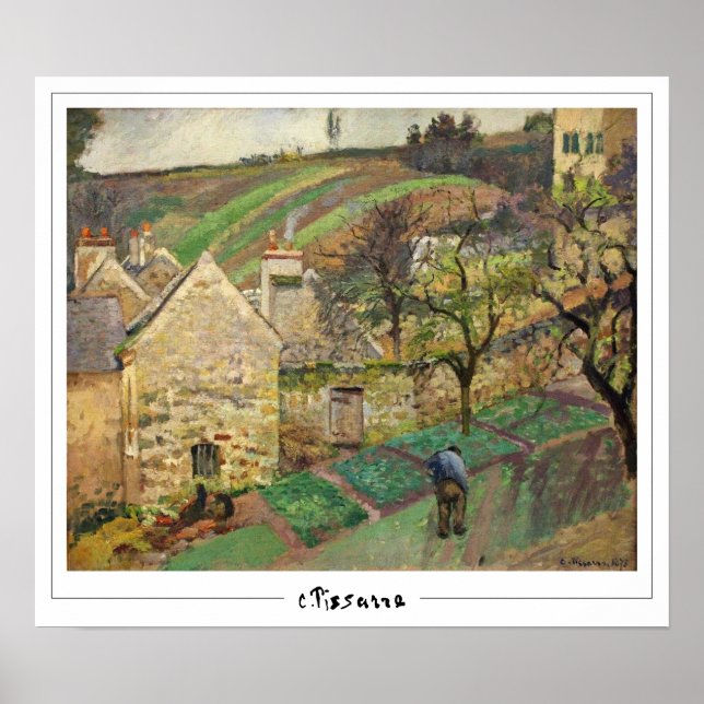 Poster Camille Pissarro Zedign Cartaz de Arte #25-2 (Frente)