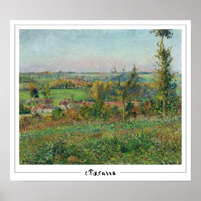 Poster Camille Pissarro Zedign Cartaz de Arte #31 (Frente)