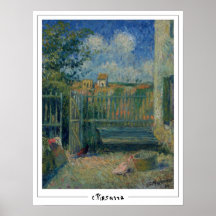 Camille Pissarro Zedign Cartaz de Arte #355-2