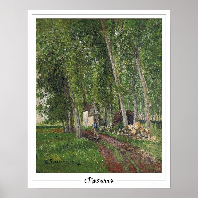 Poster Camille Pissarro Zedign Cartaz de Arte #384 (Frente)