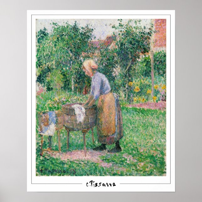 Poster Camille Pissarro Zedign Cartaz de Arte #470 (Frente)