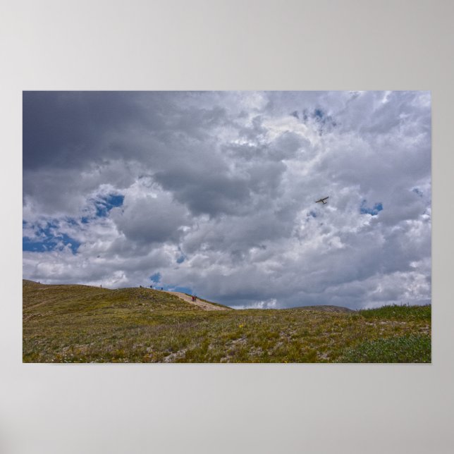 Poster Caminantes de Loveland Pass, Colorado (Frente)