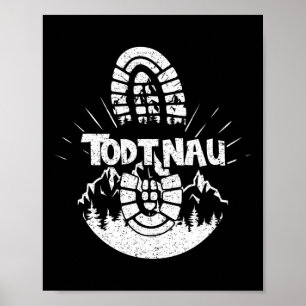 Poster Caminhada Em Todtnau Alemanha Férias Mochileiro _1