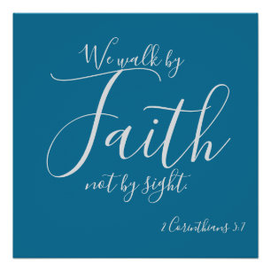 Pôster Caminhamos por Fé