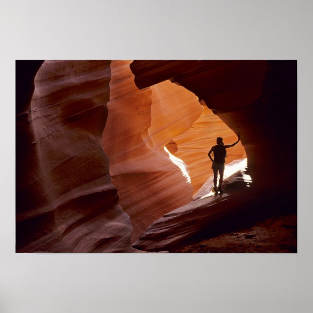 Pôster Caminhando na seção de Corkscrew de Antelope (Frente)