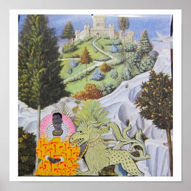Poster Caminhando o Cachorro - arte colagem (Frente)