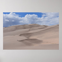 Poster Caminhando pelas Grandes Dunas de Areia, Colorado