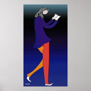 Pôster Caminhante da leitura