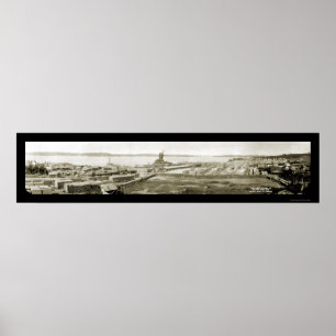 Pôster Caminhante da madeira serrada do lago Leech, foto