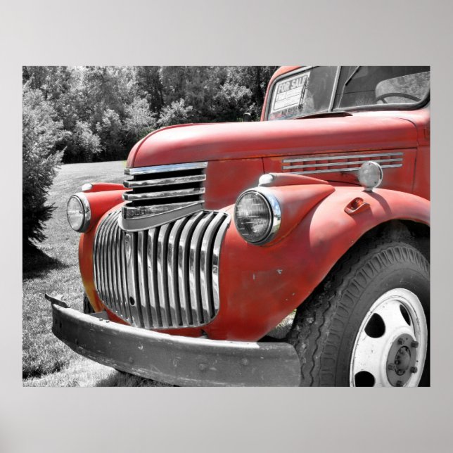 Poster Caminhão Antigo (Frente)