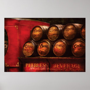 Pôster Caminhão - caminhão da cerveja