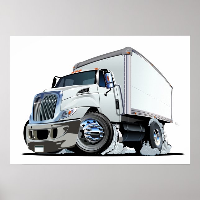 Poster Caminhão de animação (Frente)