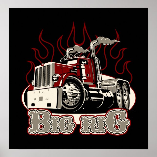 Poster Caminhão de animação (Frente)