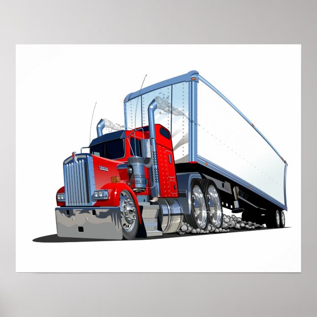 Poster Caminhão de animação (Frente)