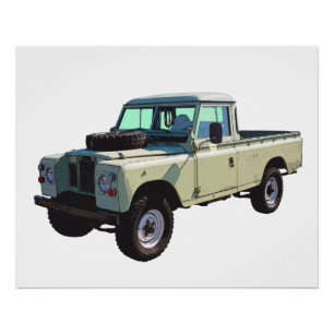 Pôster Caminhão de Aquisição do Land Rover 1971