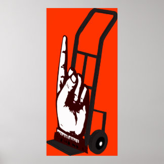 Pôster Caminhão de Mão